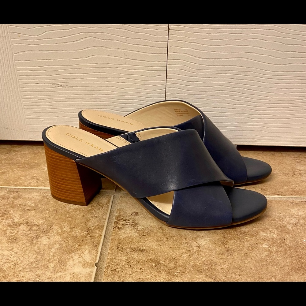 COPY - Cole Haan Dakota Navy Mule